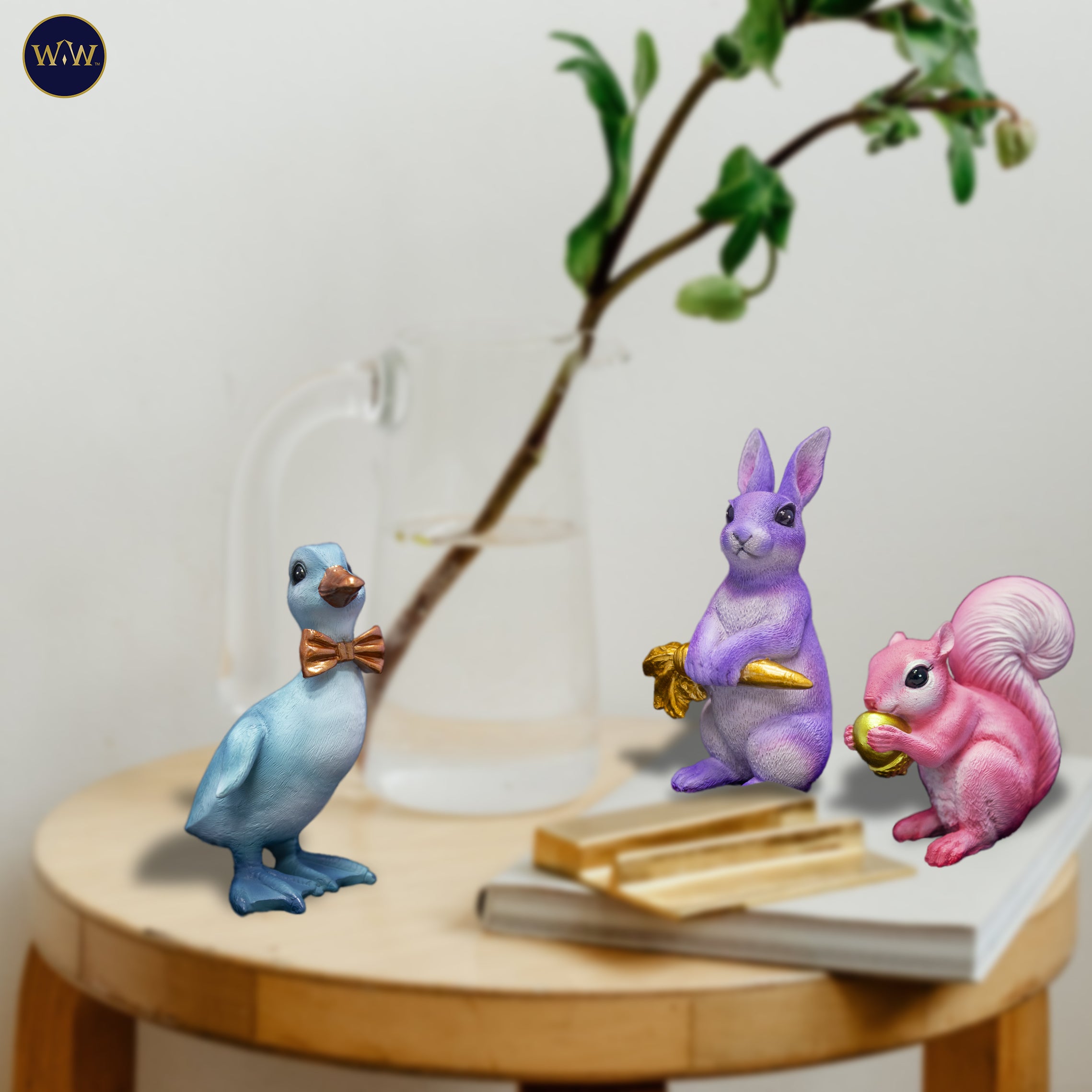Taffy - The Lovable Carrot-Stealing Purple Rabbit – World of Wonders Gifts