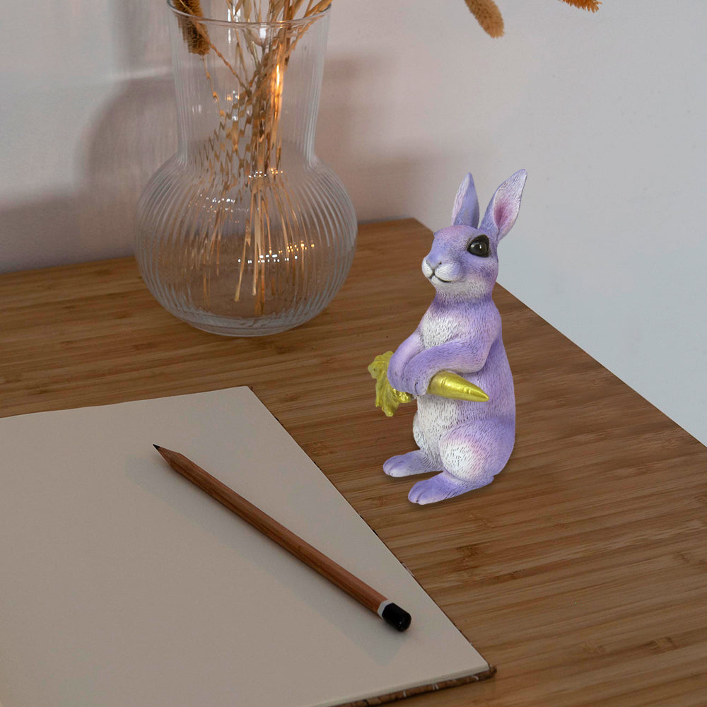 Taffy - The Lovable Carrot-Stealing Purple Rabbit – World of Wonders Gifts
