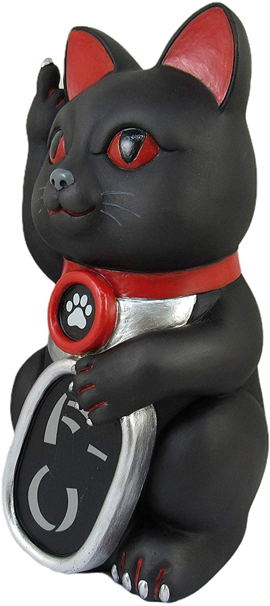 Bad Cattitude - Maneki Neko Middle Finger Cat – World of